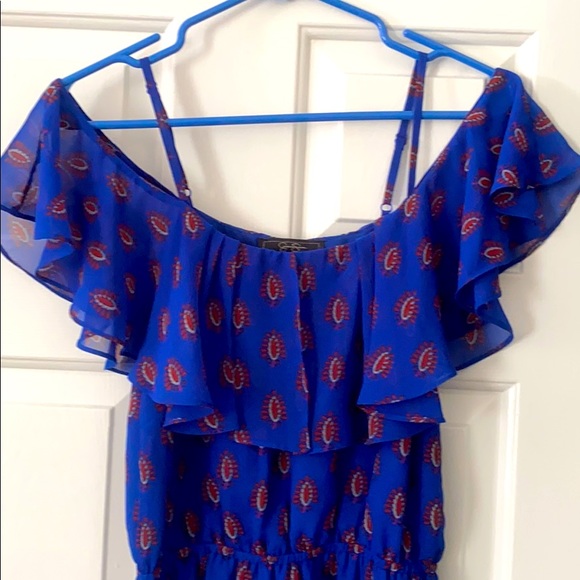Jessica Simpson Caravan Cold Shoulder Dress SM - Picture 2 of 5